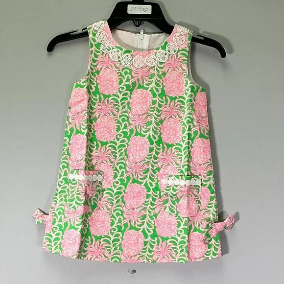 Lilly Pulitzer | Dresses | Lilly Pulitzer Little Lilly Classic Girls Size  3t Fauna Green Shift Dress Nwt | Poshmark